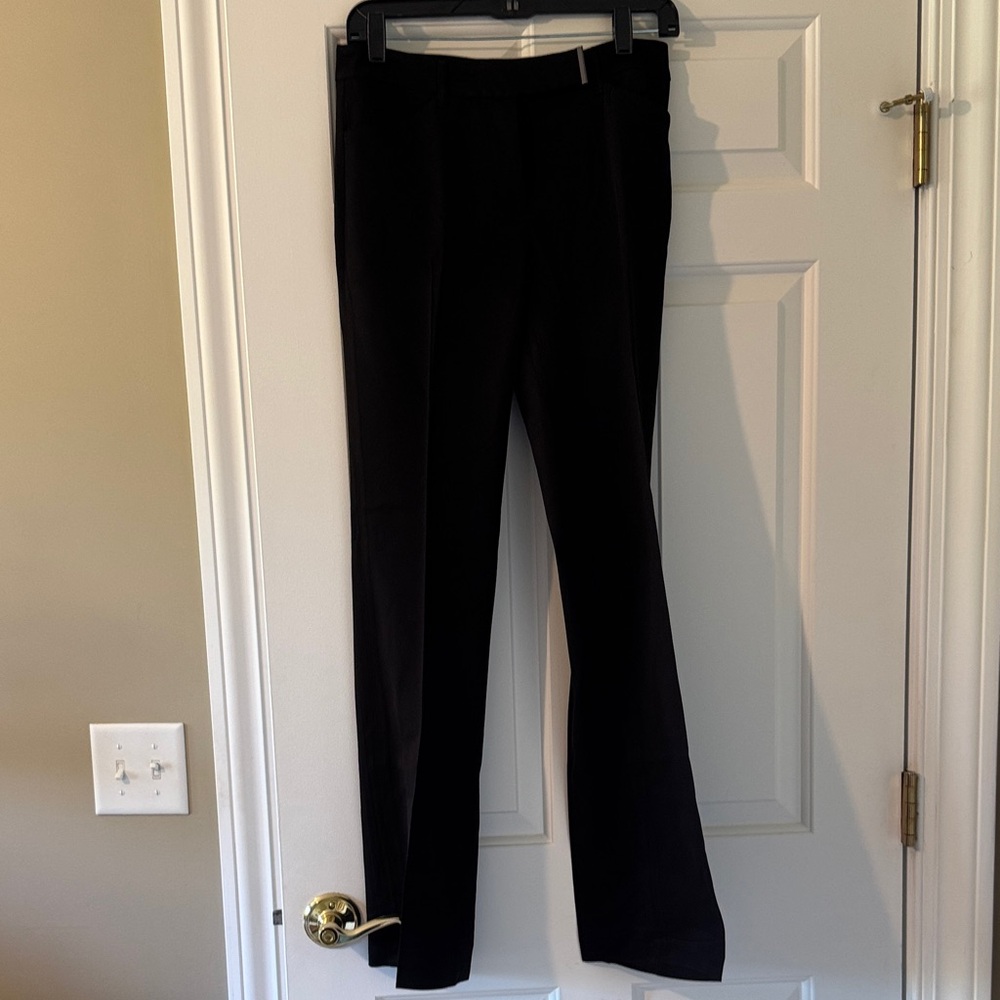 WHBM slim boot Classic Black Dress Pants sz 2 EUC